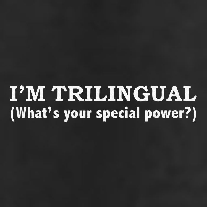IM Trilingual WhatS Your Special Power Linguistics Golf Towel