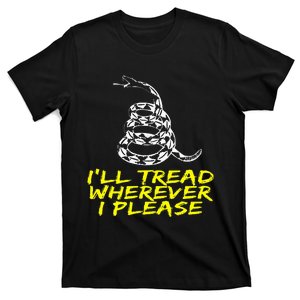 ILl Tread Wherever I Please Rattlesnake T-Shirt