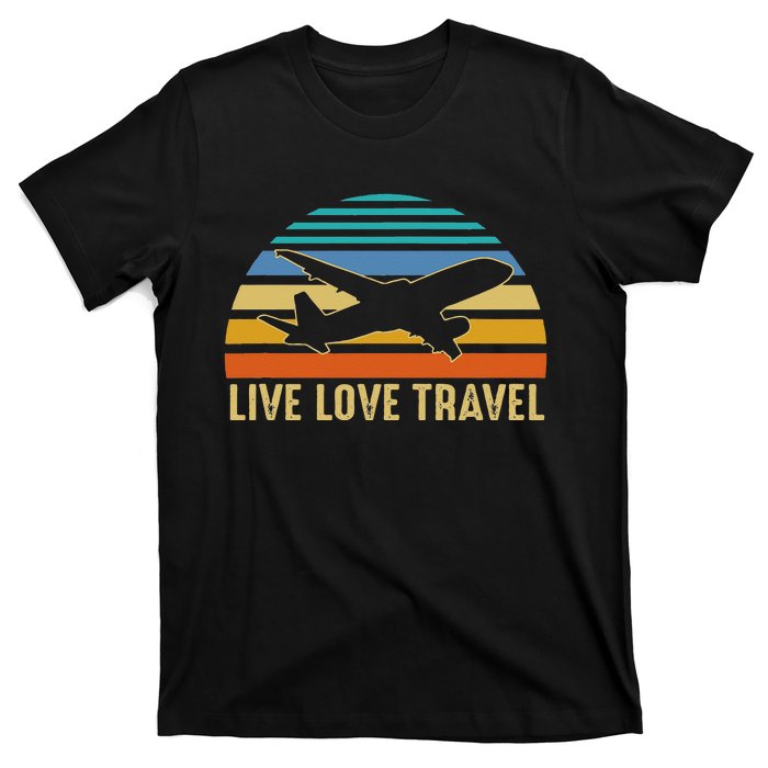 International Traveler World Traveling Live Love Travel T-Shirt