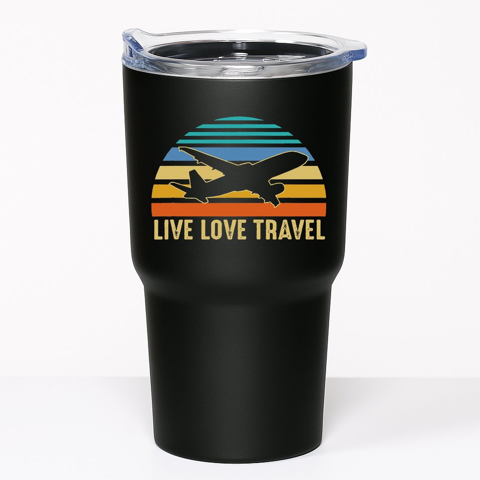 International Traveler World Traveling Live Love Travel Tumbler