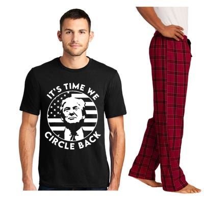 Its Time We Circle Back Trump Flag Pajama Set