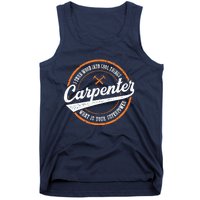 I Turn Wood Into Cool Things Whats Your Superpower Carpenter Tank Top