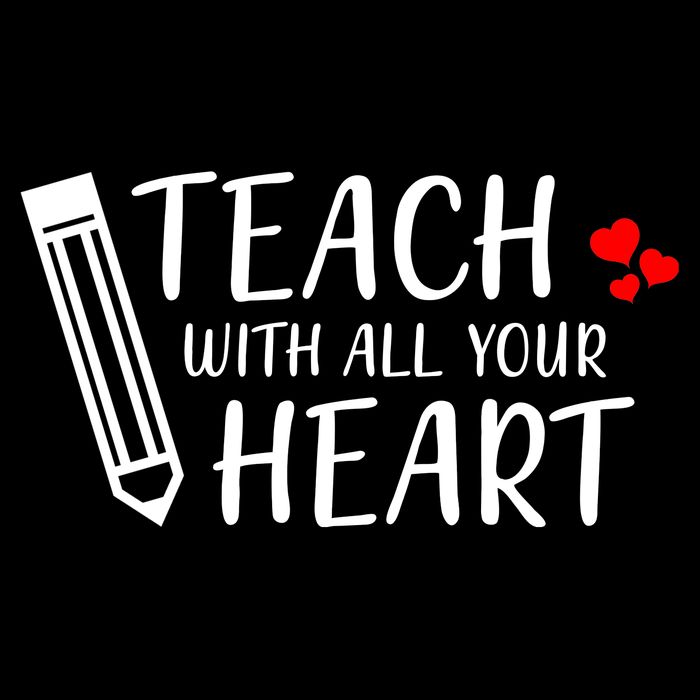 I Teach With All Your Heart 7-Panel Snapback Hat