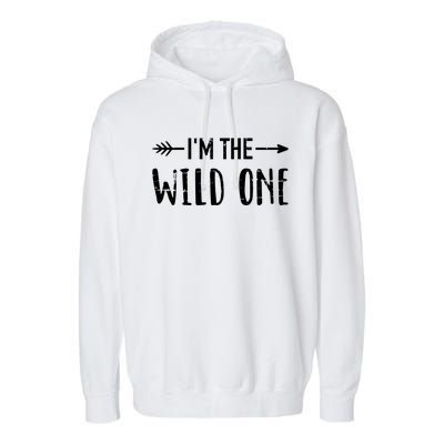 I'm The Wild One Daughter Matching Family Gift Garment-Dyed Fleece Hoodie