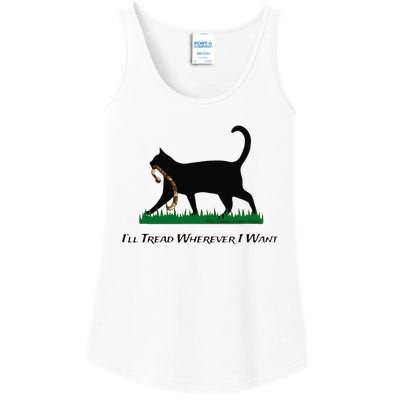 ILl Tread Wherever I Want Ladies Essential Tank