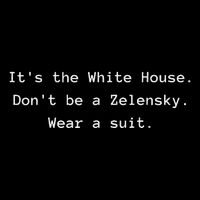 ItS The White House DonT Be A Zelensky. Wear A Suit Funny Wool Snapback Cap