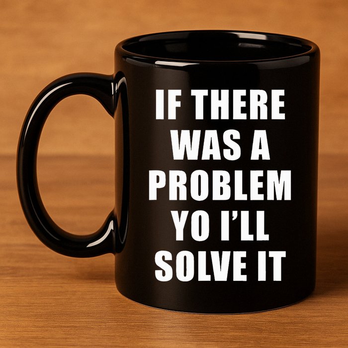 If There Was A Problem Yo ILl Solve It Ice Ice Baby 11oz C Handle Ceramic Mug
