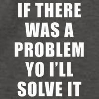 If There Was A Problem Yo ILl Solve It Ice Ice Baby Vector Backpack