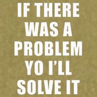 If There Was A Problem Yo ILl Solve It Ice Ice Baby Garment-Dyed Women's Muscle Tee