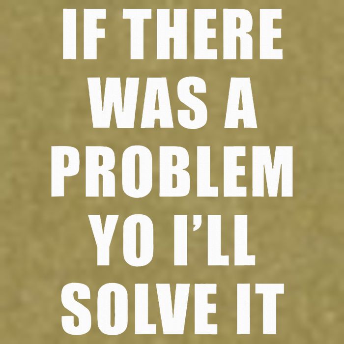 If There Was A Problem Yo ILl Solve It Ice Ice Baby Garment-Dyed Women's Muscle Tee