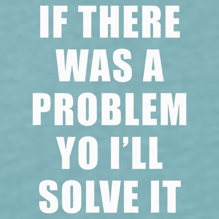 If There Was A Problem Yo ILl Solve It Ice Ice Baby Sueded Cloud Jersey T-Shirt