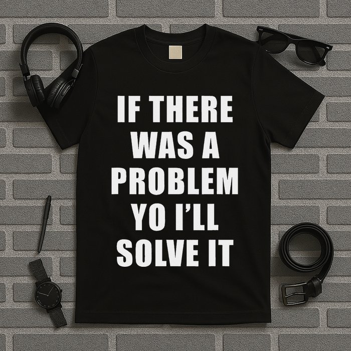 If There Was A Problem Yo ILl Solve It Ice Ice Baby T-Shirt
