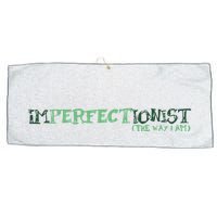 Imperfectionist The Way I Am Large Microfiber Waffle Golf Towel