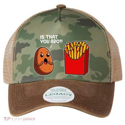 Is That You Bro Potato French Fry Vegetable Funny Food Pun Legacy Tie Dye Trucker Hat