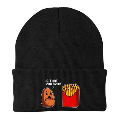 Is That You Bro Potato French Fry Vegetable Funny Food Pun Beanie