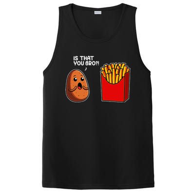 Is That You Bro Potato French Fry Vegetable Funny Food Pun PosiCharge Competitor Tank