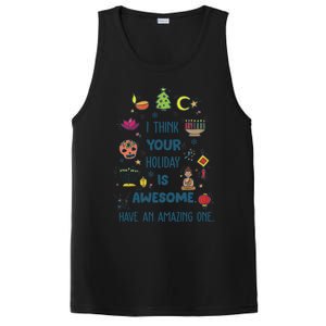 I Think Your Holiday Is Awesome Hanukkah Holiday Seasons Cute Gift PosiCharge Competitor Tank