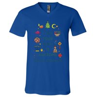 I Think Your Holiday Is Awesome Hanukkah Holiday Seasons Cute Gift V-Neck T-Shirt