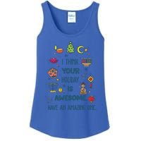 I Think Your Holiday Is Awesome Hanukkah Holiday Seasons Cute Gift Ladies Essential Tank