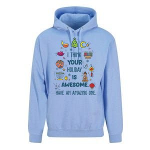 I Think Your Holiday Is Awesome Hanukkah Holiday Seasons Cute Gift Unisex Surf Hoodie