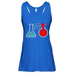 I Think You Are Overreacting Funny Nerd Chemistry Gift Ladies Essential Flowy Tank