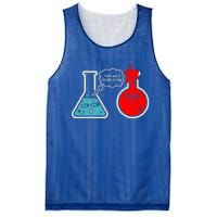 I Think You Are Overreacting Funny Nerd Chemistry Gift Mesh Reversible Basketball Jersey Tank