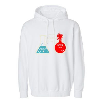 I Think You Are Overreacting Funny Nerd Chemistry Gift Garment-Dyed Fleece Hoodie