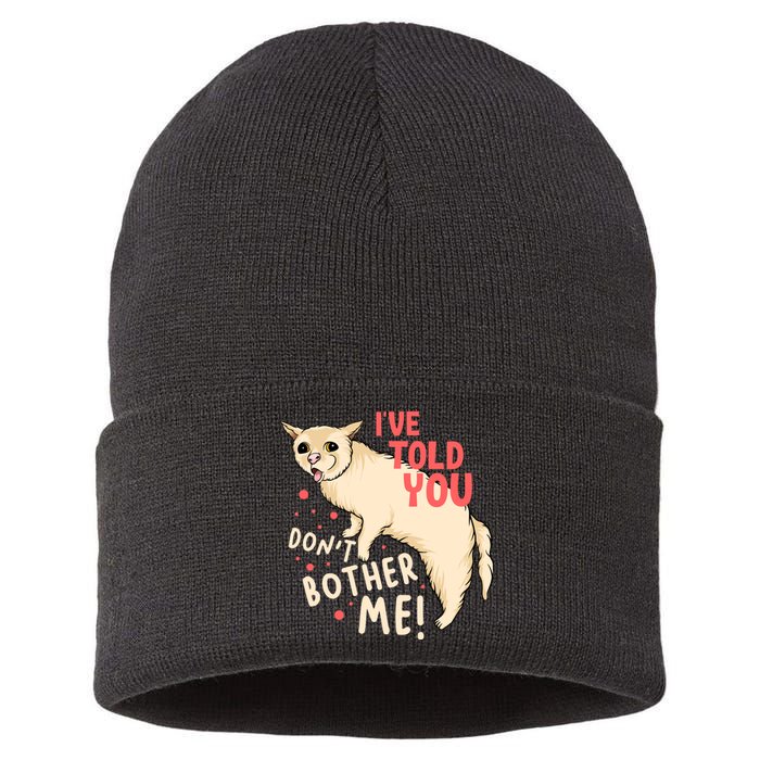 I've Told You Dont Bother Me Sustainable Knit Beanie