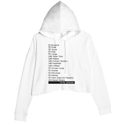I Think You Should Leave Pay It Forward Crop Fleece Hoodie