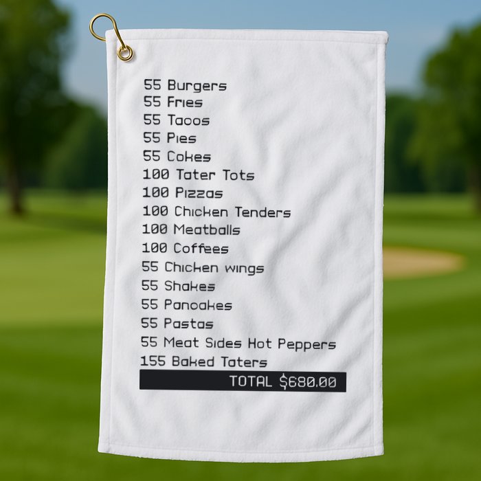 I Think You Should Leave Pay It Forward Golf Towel