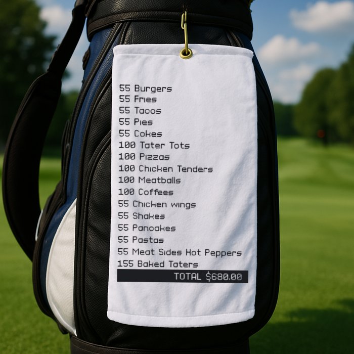 I Think You Should Leave Pay It Forward Golf Towel