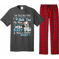 Im Telling You Im Not A Shih Tzu My Mom Said Im A Baby Pajama Set