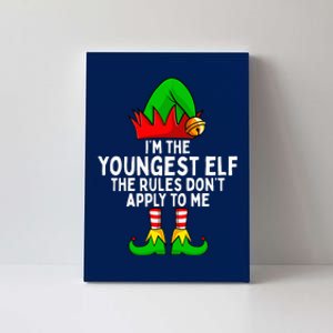 IM The Youngest Elf Matching Family Christmas Canvas