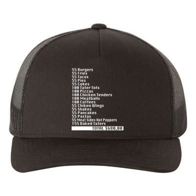 I Think You Should Leave 55 Burgers 55 Fries Yupoong Adult 5-Panel Trucker Hat