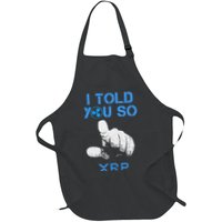 I Told You So Hodl Xrp Ripple Coin Blockchain Crypto Bullrun Apron