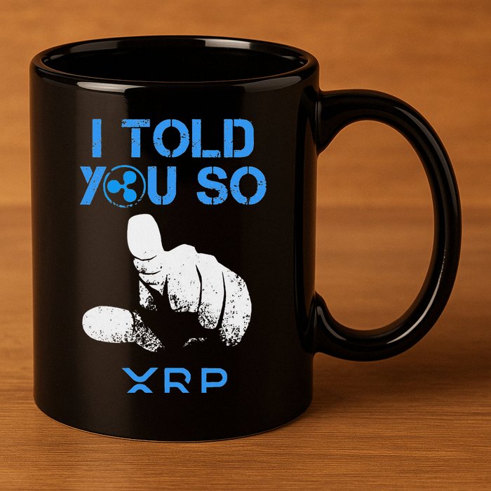 I Told You So Hodl Xrp Ripple Coin Blockchain Crypto Bullrun 11oz C Handle Ceramic Mug