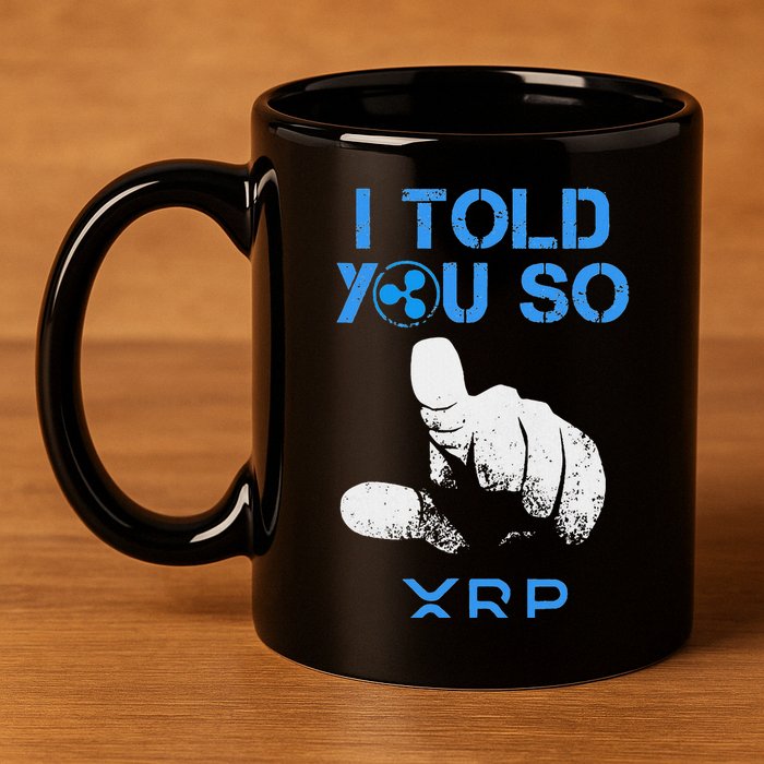 I Told You So Hodl Xrp Ripple Coin Blockchain Crypto Bullrun 11oz C Handle Ceramic Mug