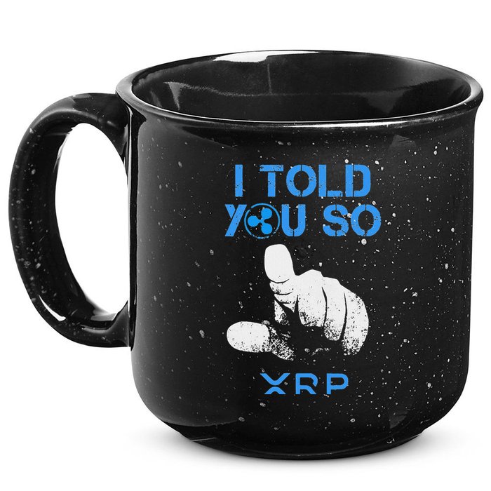 I Told You So Hodl Xrp Ripple Coin Blockchain Crypto Bullrun 15oz Campfire Ceramic Mug