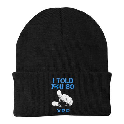I Told You So Hodl Xrp Ripple Coin Blockchain Crypto Bullrun Beanie