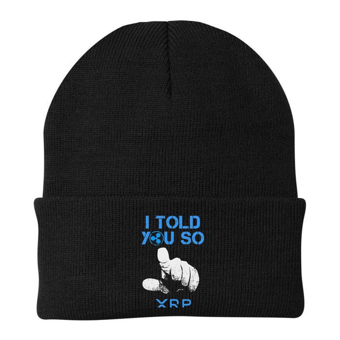 I Told You So Hodl Xrp Ripple Coin Blockchain Crypto Bullrun Beanie
