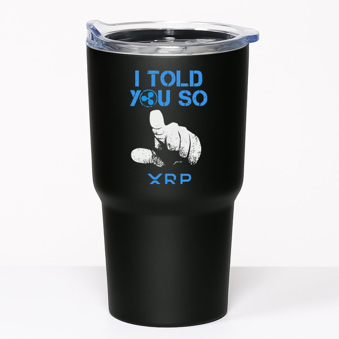 I Told You So Hodl Xrp Ripple Coin Blockchain Crypto Bullrun Tumbler