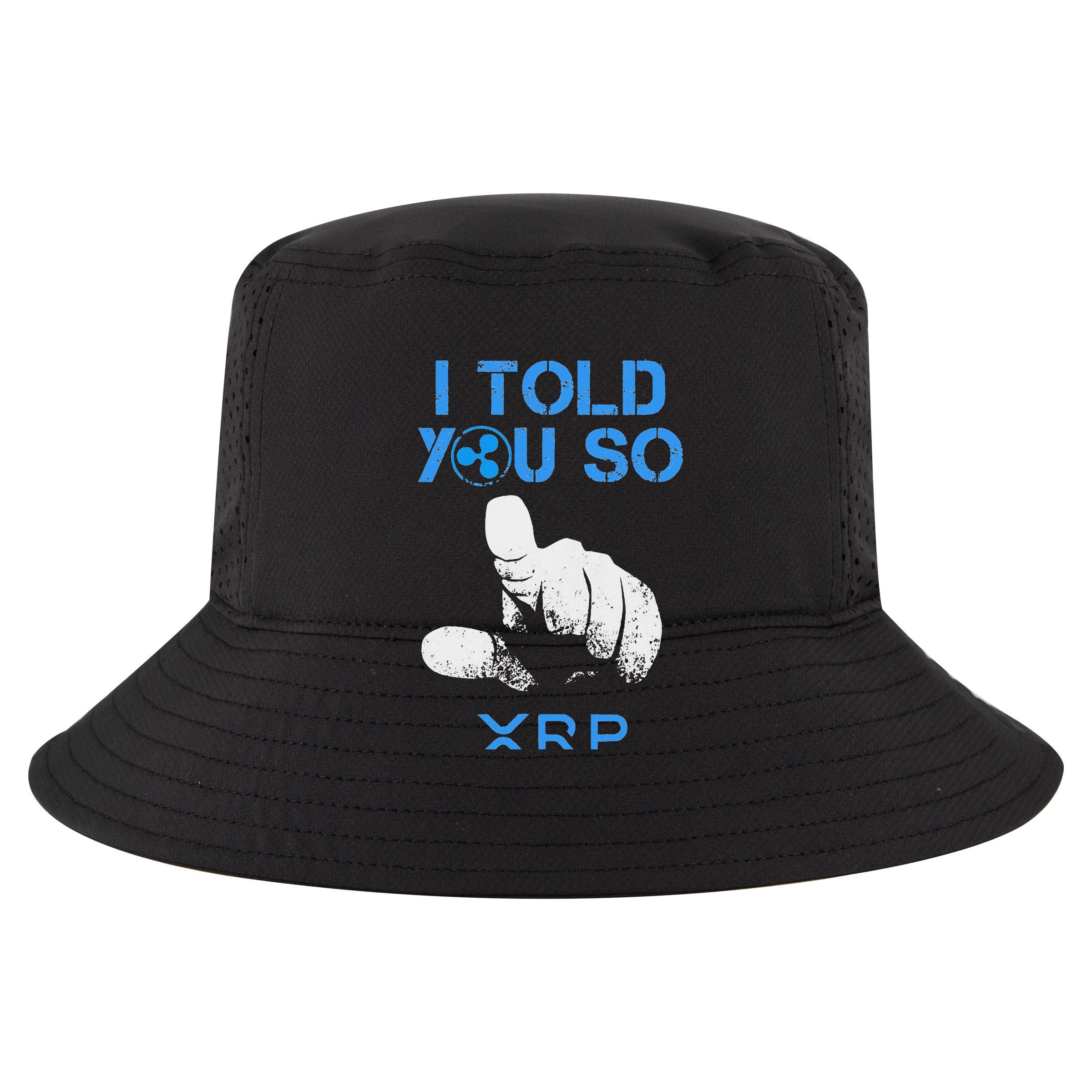 I Told You So Hodl Xrp Ripple Coin Blockchain Crypto Bullrun Wool Snapback Cap