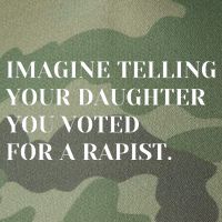 Imagine Telling Your Daughter You Voted For A Rapist Legacy Tie Dye Trucker Hat