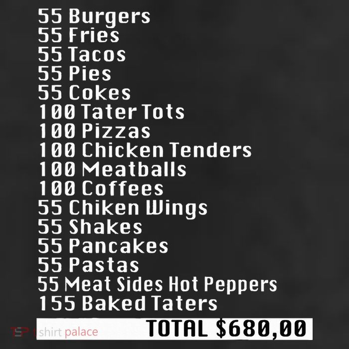 I Think You Should Leave 55 Burgers 55 Fries 7 Panel Mesh Trucker Snapback Hat