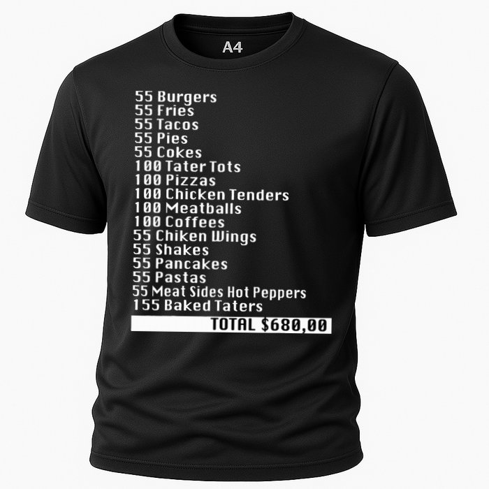 I Think You Should Leave 55 Burgers 55 Fries Cooling Performance Crew T-Shirt