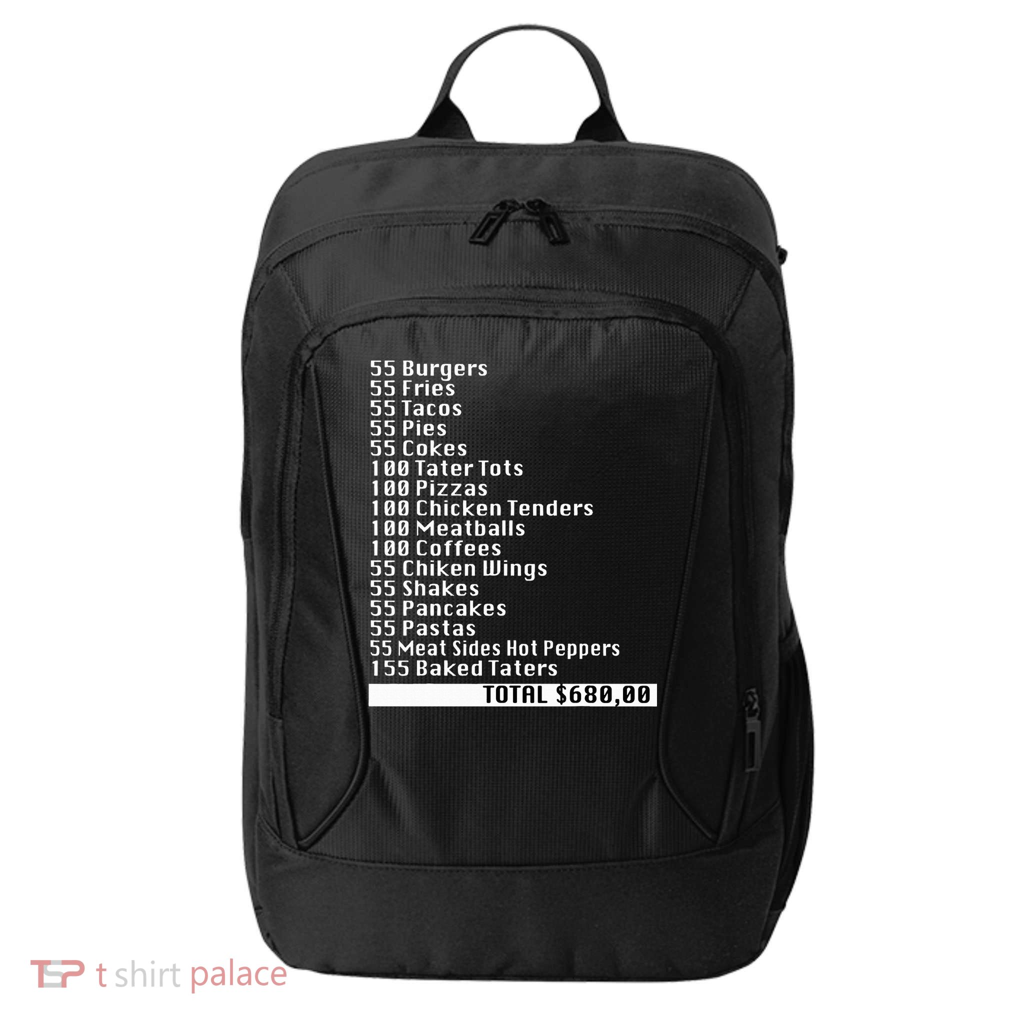 I Think You Should Leave 55 Burgers 55 Fries City Backpack