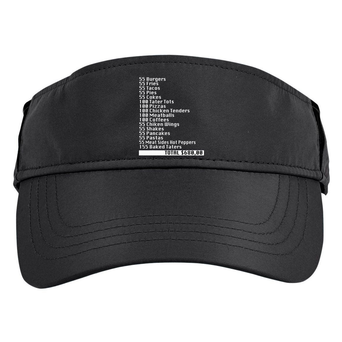 I Think You Should Leave 55 Burgers 55 Fries Adult Drive Performance Visor