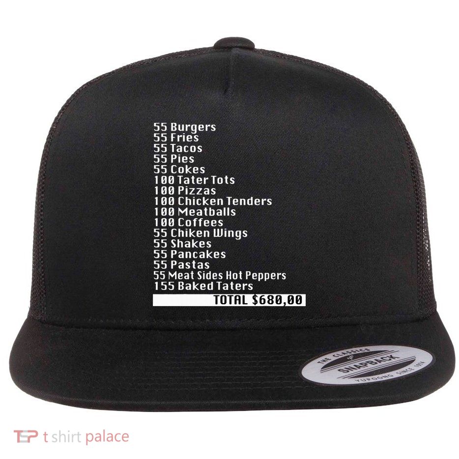 I Think You Should Leave 55 Burgers 55 Fries Flatbill Hat