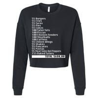 I Think You Should Leave 55 Burgers 55 Fries Cropped Pullover Crew