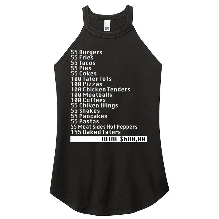 I Think You Should Leave 55 Burgers 55 Fries Women's Perfect Tri Rocker Tank